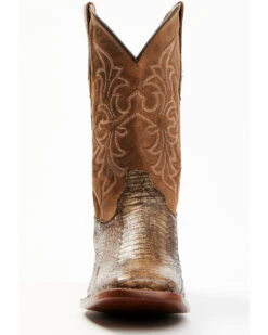 Cody James Men's Cobra Brown Exotic Western Boots - Broad Square Toe  -Ariat || Corral || Dan Post Store 2000356778 200 P4