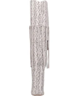 Dingo Women's Kitty Kat Snake Print Fringe Tall Western Boot - Pointed Toe -Ariat || Corral || Dan Post Store 2000356787 100 P4