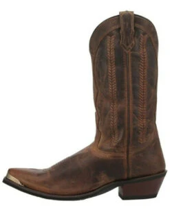 Laredo Men's Murphy Braid Bucklace Distressed Western Boots - Snip Toe  -Ariat || Corral || Dan Post Store 2000356844 240 P3