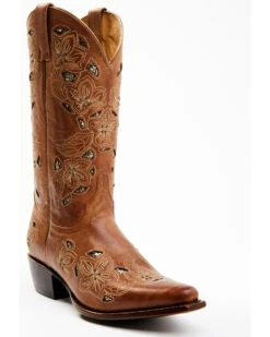 Shyanne Women's Cassia Sugar Mate Glitter Inlay Western Boots - Snip Toe