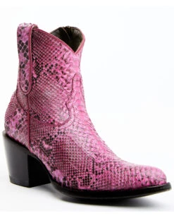 Idyllwind Women's Badass Exotic Python Western Booties - Medium Toe 