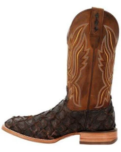 Durango Men's Exotic Pirarucu Skin Western Boots - Broad Square Toe -Ariat || Corral || Dan Post Store 2000359779 201 P3