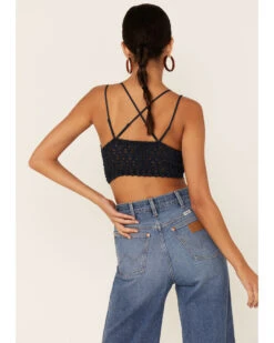 Wishlist Women's Strappy Lace Applique Scallop Lace Bralette  -Ariat || Corral || Dan Post Store 2000361455 410 P3