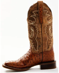 Dan Post Women's Exotic Full-Quill Ostrich Western Boots - Broad Square Toe -Ariat || Corral || Dan Post Store 2000361558 200 P3