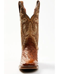 Dan Post Women's Exotic Full-Quill Ostrich Western Boots - Broad Square Toe -Ariat || Corral || Dan Post Store 2000361558 200 P4