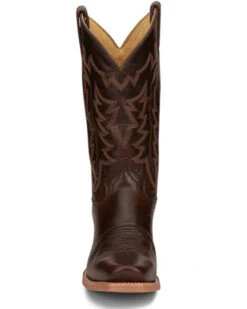 Justin Men's Andrews Western Boots - Square Toe -Ariat || Corral || Dan Post Store 2000362144 200 P4