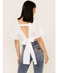 Talisman Women's Venus Swiss Dot Crop Top -Ariat || Corral || Dan Post Store 2000365269 100 P4