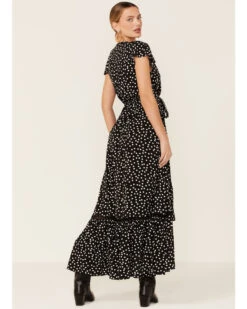 Beyond The Radar Women's Polka Dot Picnic Midi Dress  -Ariat || Corral || Dan Post Store 2000366188 001 P3