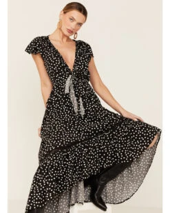 Beyond The Radar Women's Polka Dot Picnic Midi Dress  -Ariat || Corral || Dan Post Store 2000366188 001 P4
