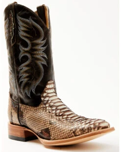 Cody James Men's Exotic Python Western Boots - Broad Square Toe