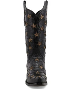 Black Star Women's Marfa Star Inlay Studded Leather Western Boot - Snip Toe  -Ariat || Corral || Dan Post Store 2000367956 001 P4
