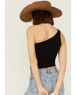 Fornia Women's Top One One Shoulder Ribbed Cami Top -Ariat || Corral || Dan Post Store 2000368173 001 P3