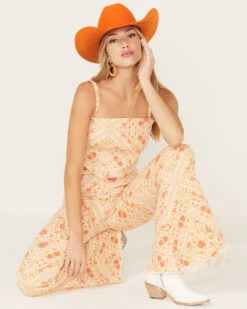 Show Me Your Mumu Women's Paisley Print Handkerchief Top