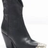 Free People Women's Brayden Leather Western Boot - Snip Toe 