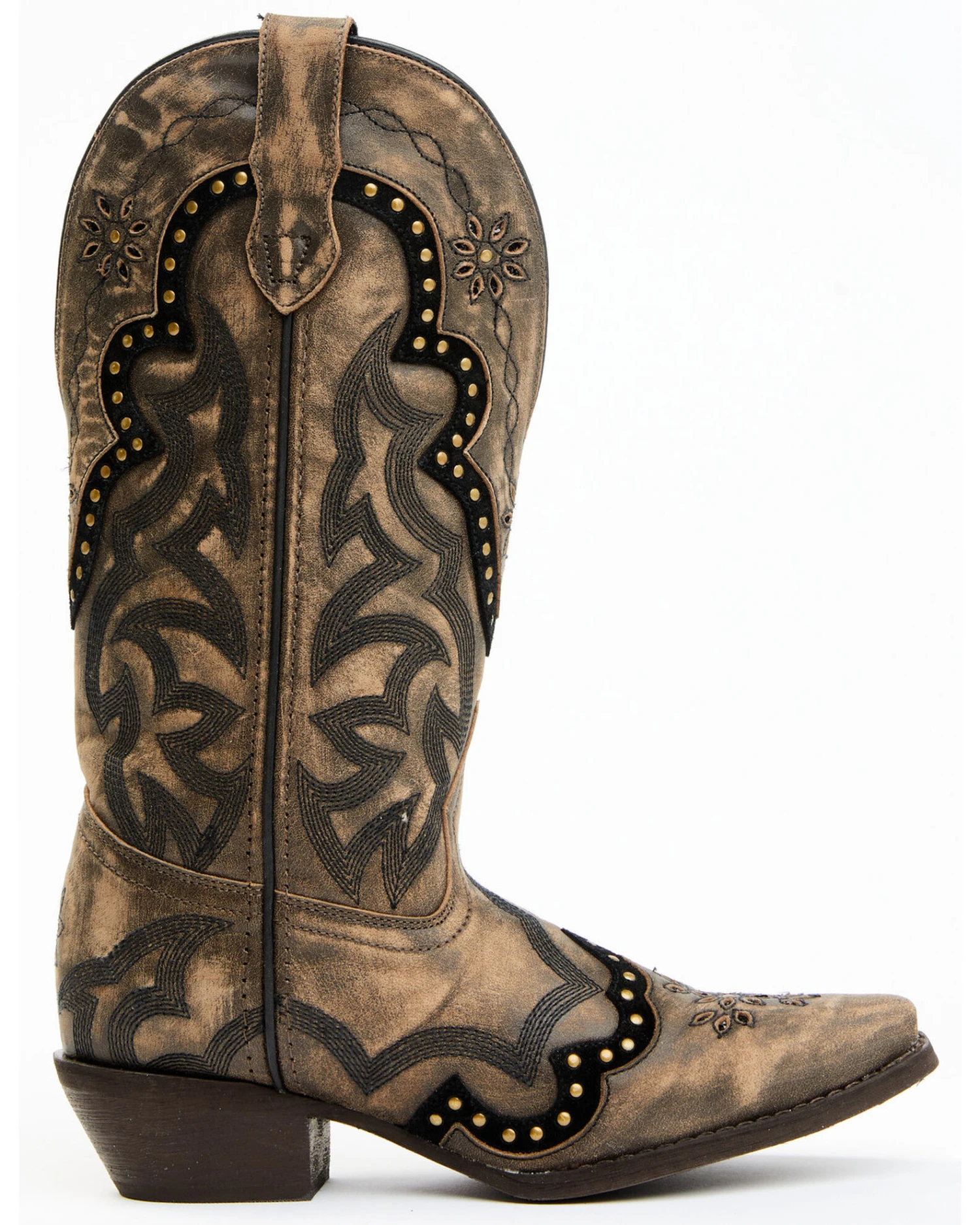 Laredo Women's Skyla Floral Studded Western Performance Boots - Snip Toe 2 Laredo Women's Skyla Floral Studded Western Performance Boots - Snip Toe - Image 2