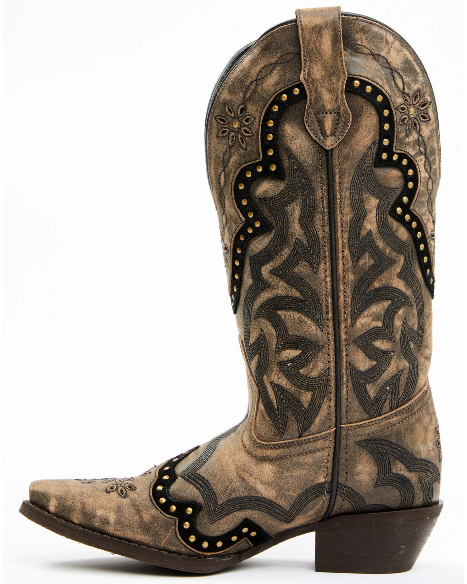 Laredo Women's Skyla Floral Studded Western Performance Boots - Snip Toe 3 Laredo Women's Skyla Floral Studded Western Performance Boots - Snip Toe - Image 3