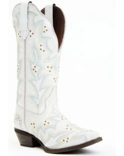 Laredo Women's Adrian 12" Wide Calf Western Boots - Snip Toe