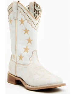Laredo Women's Early Star 11" Studded Western Performance Boots - Broad Square Toe