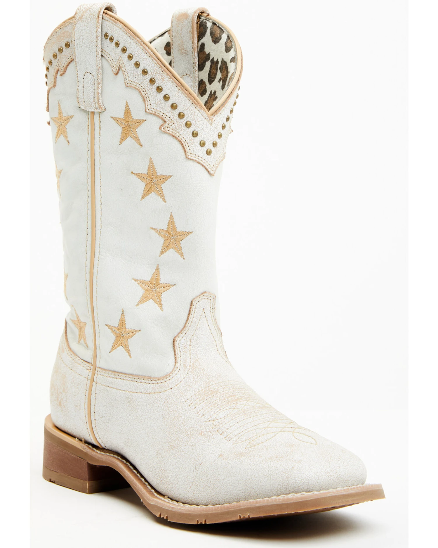 Laredo Women's Early Star 11" Studded Western Performance Boots - Broad Square Toe 1 Laredo Women's Early Star 11" Studded Western Performance Boots - Broad Square Toe