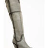 Dan Post Women's Corsette Over The Knee Fashion Western Boots - Snip Toe