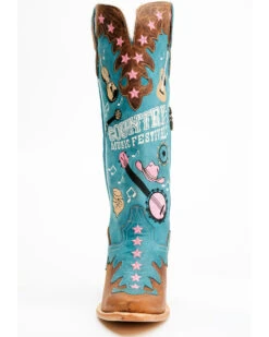 Dan Post Women's Nashville Music Festival Embroidered Western Tall Boots - Snip Toe  -Ariat || Corral || Dan Post Store 2000371103 400 P4