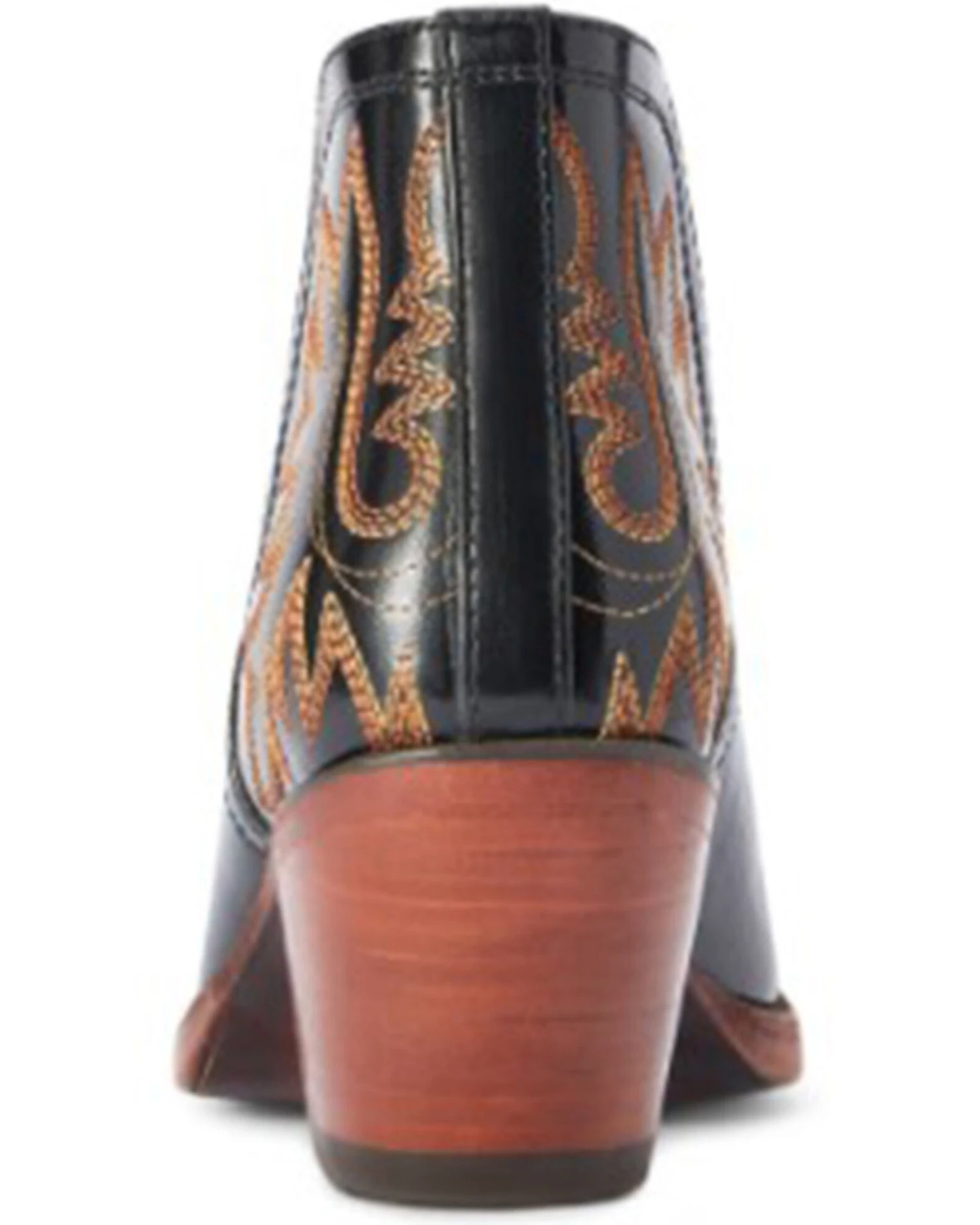 Ariat Women's Dixon Patent Spade Western Booties - Snip Toe 3 Ariat Women's Dixon Patent Spade Western Booties - Snip Toe - Image 3