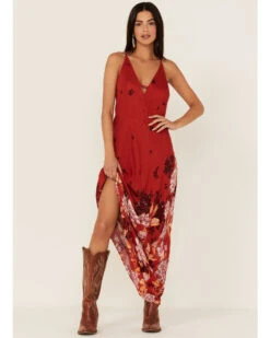 Free People Women's Get To You Floral Print Maxi Dress