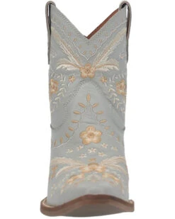 Dingo Women's Primrose Embroidered Leather Western Fashion Booties - Snip Toe  -Ariat || Corral || Dan Post Store 2000372314 400 P4