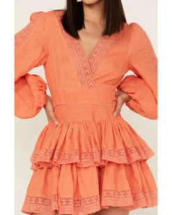 Maia Bergman Women's Mika Lace Tiered Dress -Ariat || Corral || Dan Post Store 2000373861 800 P3