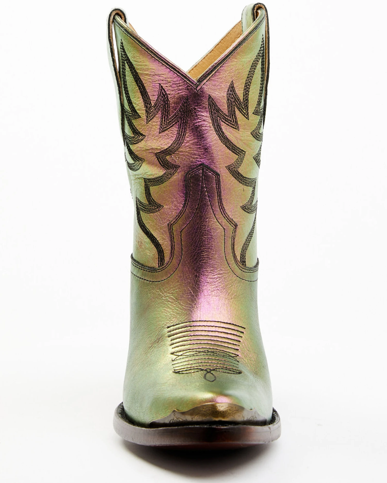 Idyllwind Women's Dazzled Iridescent Metallic Leather Booties - Pointed Toe 4 Idyllwind Women's Dazzled Iridescent Metallic Leather Booties - Pointed Toe - Image 4