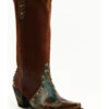 Idyllwind Women's Leap Snake Suede Leather Western Boots - Snip Toe 