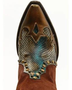 Idyllwind Women's Leap Snake Suede Leather Western Boots - Snip Toe  -Ariat || Corral || Dan Post Store 2000374780 200 P6