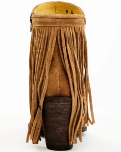 Yippee Ki Yay By Old Gringo Women's New Sheriff In Town Fringe Leather Fashion Booties - Medium Toe -Ariat || Corral || Dan Post Store 2000374910 702 P5