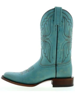 Caborca Silver By Liberty Black Women's Tessa Butterfly Embroidered Western Boots - Square Toe -Ariat || Corral || Dan Post Store 2000375693 440 P3