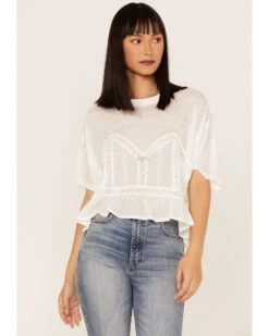 Free People Women's Fall In Love Tee
