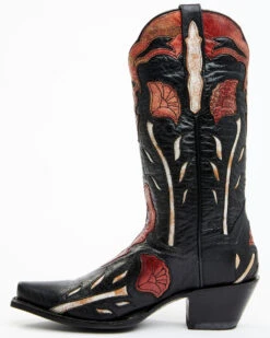 Dan Post Women's Alyssia Floral Leather Tall Western Boots - Snip Toe -Ariat || Corral || Dan Post Store 2000377481 001 P3
