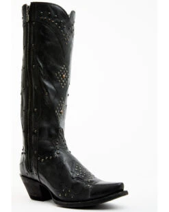 Dan Post Women's Daredevil Studded Tall Western Boots - Snip Toe