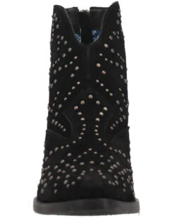 Dingo Women's Denim N Diamonds Studded Western Fashion Booties - Round Toe  -Ariat || Corral || Dan Post Store 2000377932 001 P4