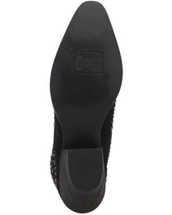 Dingo Women's Denim N Diamonds Studded Western Fashion Booties - Round Toe  -Ariat || Corral || Dan Post Store 2000377932 001 P7