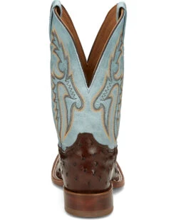 Tony Lama Men's Castillo Exotic Ostrich Western Boots - Broad Square Toe -Ariat || Corral || Dan Post Store 2000379338 200 P5