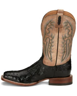 Tony Lama Men's Castillo Full Quill Ostrich Exotic Western Boots - Broad Square Toe -Ariat || Corral || Dan Post Store 2000379339 001 P3