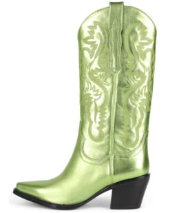 Jeffrey Campbell Women's Dagget Metallic Western Boots - Snip Toe  -Ariat || Corral || Dan Post Store 2000379411 300 P3