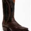Dan Post Men's Exotic Ostrich Leg Western Boots - Snip Toe 