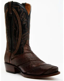 Dan Post Men's Exotic Ostrich Leg Western Boots - Snip Toe 