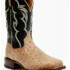 Dan Post Men's Hand Ostrich Quill Western Boots - Broad Square Toe