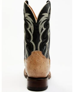 Dan Post Men's Hand Ostrich Quill Western Boots - Broad Square Toe -Ariat || Corral || Dan Post Store 2000381788 100 P5