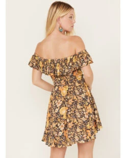 Spell Women's Hibiscus Lane Off-Shoulder Sun Dress 7 Spell Women's Hibiscus Lane Off-Shoulder Sun Dress -Ariat || Corral || Dan Post Store 2000381812 001 P4