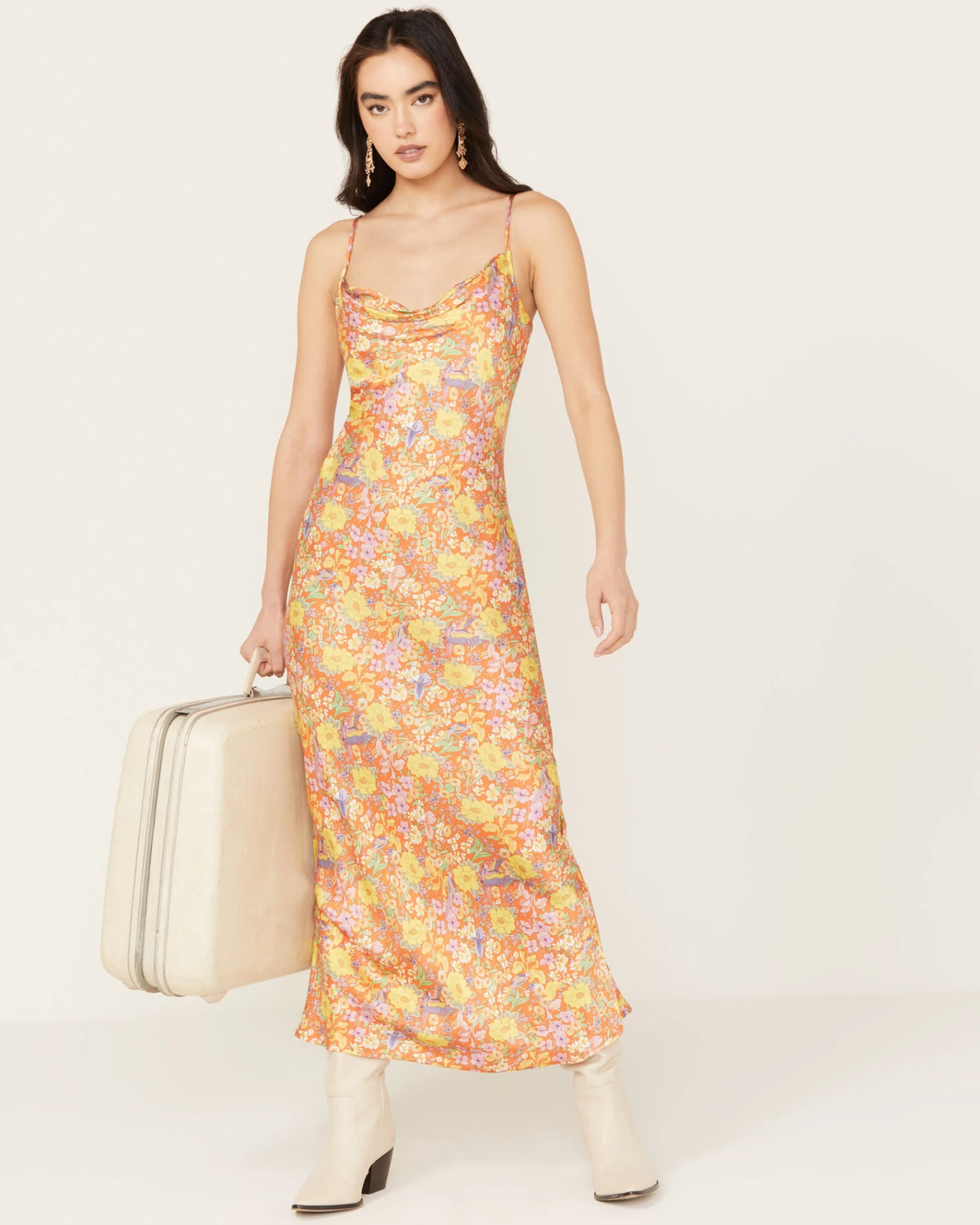 Spell Women's Last Drink Bias Strappy Dress 1 Spell Women's Last Drink Bias Strappy Dress