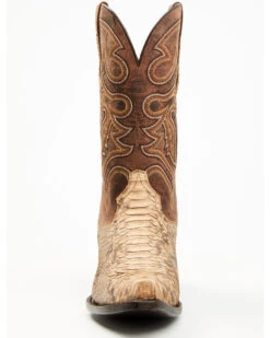 Dan Post Men's Exotic Python Western Boots - Snip Toe -Ariat || Corral || Dan Post Store 2000382249 101 P4