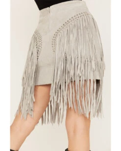Wonderwest Women's Suede Fringe Mini Skirt -Ariat || Corral || Dan Post Store 2000382475 020 P4